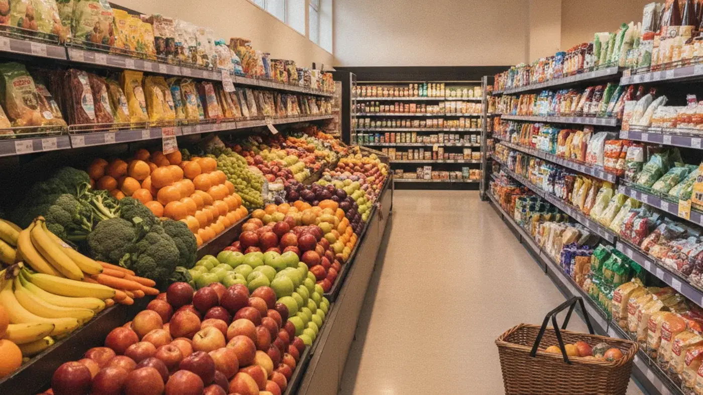 Supermarkets and Groceries in Heaton